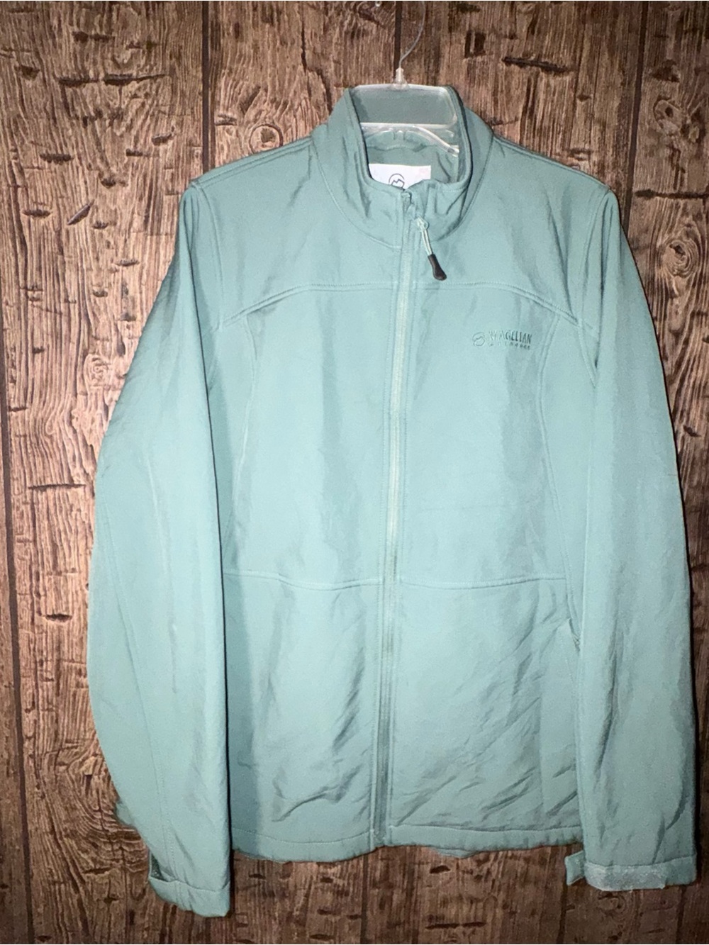 Magellan Outdoors Men's Light Teal Full-Zip Shirt Jacket